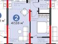 2-комнатная квартира · 47.3 м² · 5/12 этаж, мкр Акжар, Белжайлау 47а за 39.5 млн ₸ в Алматы, Наурызбайский р-н — фото 2
