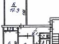 3-бөлмелі пәтер · 59.1 м² · 2/5 қабат, 1-й микрорайон, Ворошилова 60, бағасы: 22.5 млн ₸ в Костанае