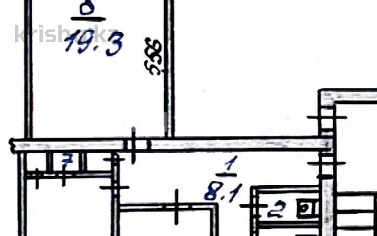 3-бөлмелі пәтер · 59.1 м² · 2/5 қабат, 1-й микрорайон, Ворошилова 60, бағасы: 22.5 млн ₸ в Костанае — фото 2