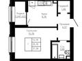 1-комнатная квартира · 40 м² · 2/9 этаж, Казыбек би 7/1 за 24.5 млн ₸ в Астане, Нура р-н — фото 4