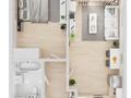 2-бөлмелі пәтер · 46.5 м² · 4/7 қабат, Естай 39/3, бағасы: 24.2 млн ₸ в 