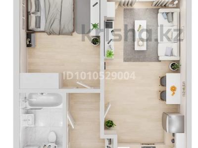 2-бөлмелі пәтер · 46.5 м² · 4/7 қабат, Естай 39/3, бағасы: 24.2 млн ₸ в 