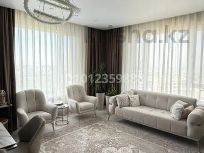3-комнатная квартира · 97.1 м² · 19/21 этаж, Аль-Фараби 105 — Ходжанова за 106 млн ₸ в Алматы, Бостандыкский р-н