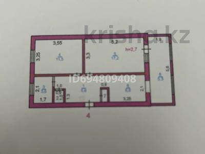 2-комнатная квартира, 51.7 м², 2/2 этаж, 4 микрорайон 4А за 20.5 млн 〒 в Шымкенте, Туран р-н