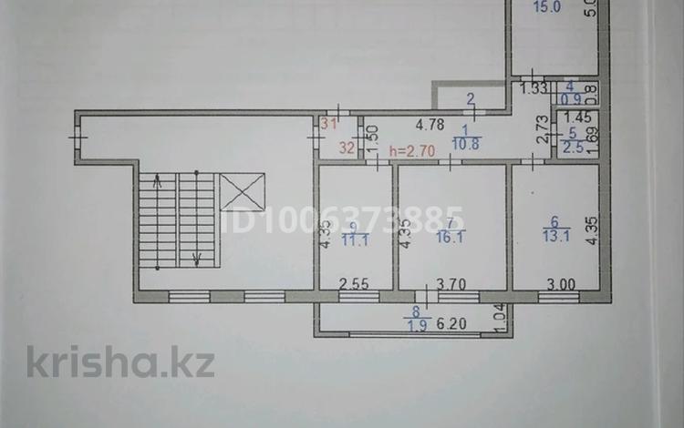3-бөлмелі пәтер · 73 м² · 8/9 қабат, Есенберлина, бағасы: 28.8 млн ₸ в Жезказгане — фото 2