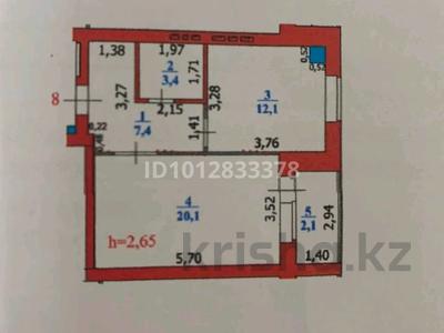 1-комнатная квартира · 45.1 м² · 3/5 этаж, мкр. Зачаганск пгт 17 — Акжайык за 17 млн ₸ в Уральске