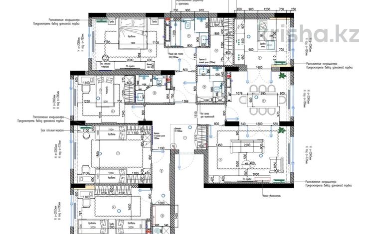 5-комнатная квартира · 152 м² · 3/9 этаж, Е 900 8 за 121 млн ₸ в Астане, Нура р-н — фото 54