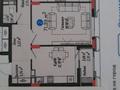 2-комнатная квартира · 71.6 м² · 6/8 этаж, Сарайшык — Кунаева за 71 млн ₸ в Астане