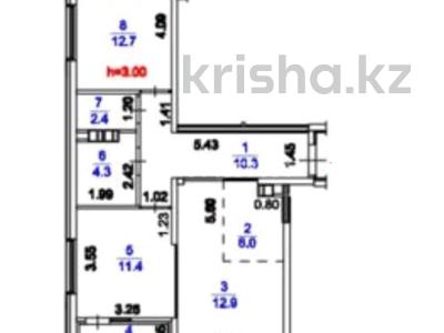 3-комнатная квартира · 65 м² · 6/6 этаж, Бауыржана Момышулы 11/14а за 51 млн ₸ в Алматы, Алатауский р-н