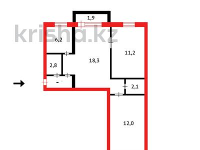 3-комнатная квартира · 58.5 м² · 4/5 этаж, Кужанова 11 за 15 млн 〒 в Сарани