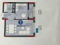 1-комнатная квартира · 36.85 м² · 6/17 этаж, Улы Дала 4 — Пересечение улиц Улы Дала - Айтматова, топовая локация. за 26.6 млн ₸ в Астане, Нура р-н — фото 3