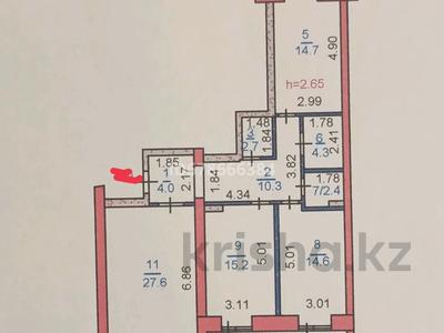 3-комнатная квартира, 102 м², 6/9 этаж, Мира 51 за 41.1 млн 〒 в Костанае