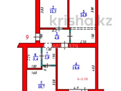 3-комнатная квартира · 68.2 м² · 2/5 этаж, Пр. Нурсултана Назарбаева 191/1 за 26 млн ₸ в Уральске