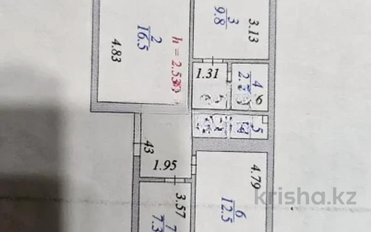 3-комнатная квартира · 59.7 м² · 5/5 этаж, Суворова 12 за 18.5 млн ₸ в Астане, Сарыарка р-н — фото 54