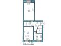2-комнатная квартира · 44.7 м² · 5/5 этаж, 3 микрорайон 14 за 8.4 млн ₸ в Лисаковске — фото 23