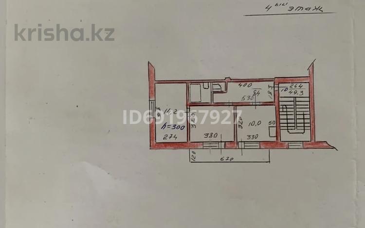 2-комнатная квартира, 49.3 м², 4/4 этаж, Жангозина 47а — Абая за 18 млн 〒 в Каскелене — фото 2