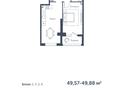 1-комнатная квартира, 49.8 м², 7/8 этаж, Кошкарбаева 1140 за ~ 21.9 млн 〒 в  — фото 3