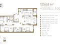 4-комнатная квартира · 125.3 м², Достык 8/5 — БЕЗ КОМИССИИ!!! за ~ 89.1 млн ₸ в Астане, Есильский р-н — фото 2