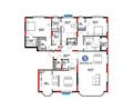 5-комнатная квартира · 233.64 м² · 9/9 этаж, Е 116 2 за 375 млн ₸ в Астане, Есильский р-н — фото 2