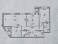 3-комнатная квартира · 81.2 м² · 1/22 этаж, Александр Бараев 18 за 47 млн ₸ в Астане, р-н Байконур — фото 19