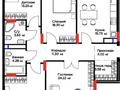 4-бөлмелі пәтер · 117 м² · 3/9 қабат, Е 915 19 — Аллея Oner Zholy, бағасы: 77 млн ₸ в Астане, Есильский р-н — фото 3