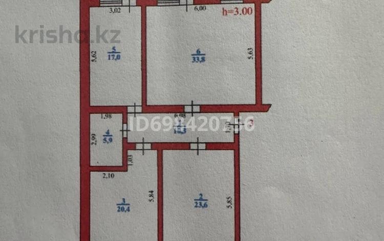 3-бөлмелі пәтер, 110 м², 3/3 қабат, мкр. Зачаганск пгт, Бигельдинова 18 — Уральский тепличный комплекс, бағасы: 20 млн 〒 — фото 2