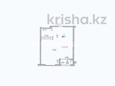 1-комнатная квартира · 51.2 м² · 6/9 этаж, Микрорайон Кайрат за ~ 28.2 млн 〒 в Алматы, Турксибский р-н