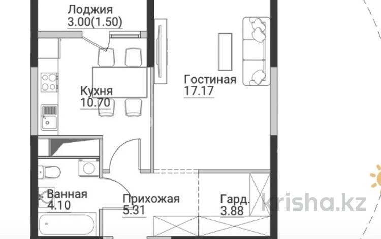 1-комнатная квартира · 43 м² · 8/12 этаж, ул. Фадеева, 38г 38г за 27.5 млн ₸ в Алматы, Алатауский р-н — фото 24
