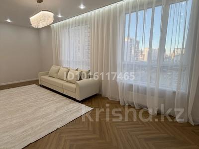 3-комнатная квартира · 80 м² · 4/12 этаж, Жубан Молдагалиев 7 — Топовая локация — район Хан Шатыр за 51.5 млн ₸ в Астане, Нура р-н