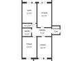 3-бөлмелі пәтер · 88.3 м² · 6/10 қабат, мкр. Алтын орда, мангмилик ел, бағасы: 36 млн ₸ в Актобе — фото 21