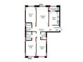 4-комнатная квартира · 109.88 м² · 1/9 этаж, Чингиз Айтматов 24/4 за 72 млн ₸ в Астане, Нура р-н