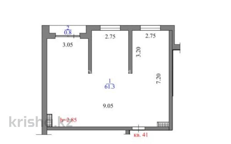 3-бөлмелі пәтер · 62.1 м² · 6/6 қабат, Қайрат ш/а. уч. 377, бағасы: ~ 33.2 млн ₸ в Алматы, Турксибский р-н — фото 5