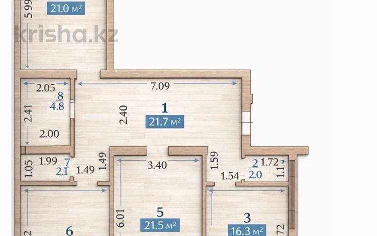 4-комнатная квартира · 135.1 м² · 4/9 этаж, мкр. Алтын орда за ~ 44.6 млн ₸ в Актобе — фото 2