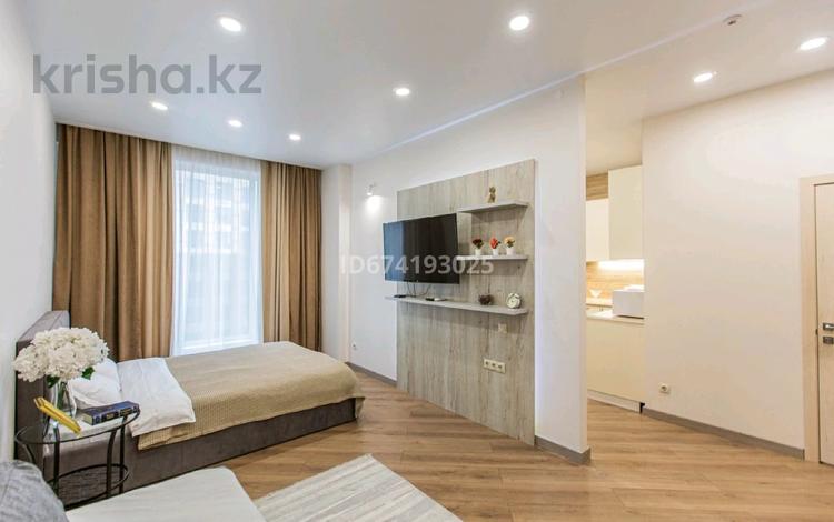 1-комнатная квартира · 40 м² · 11/14 этаж, Манаса 109а — Абая за 25 000 ₸ в Алматы, Алмалинский р-н — фото 2