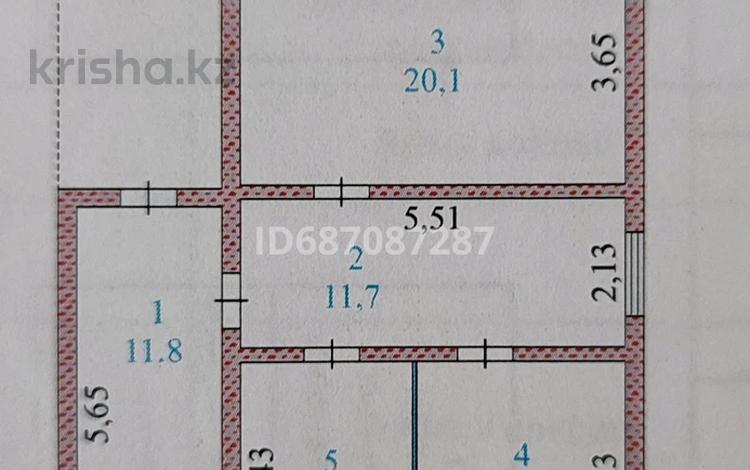 Жеке үй • 2 бөлмелер • 75 м² • 8 сот., 9 көше 16 — Ақсай, бағасы: 17 млн 〒 в Аксае — фото 2