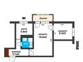 2-комнатная квартира · 42 м² · 5/5 этаж, мкр Казахфильм 12 за 34 млн ₸ в Алматы, Бостандыкский р-н — фото 16