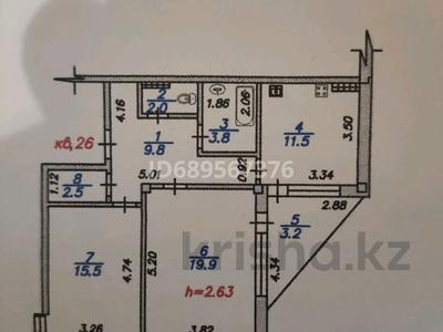 2-комнатная квартира, 68 м², 8/9 этаж, мкр Аксай-2 54 — Саина -Елемесова за 40 млн 〒 в Алматы, Ауэзовский р-н