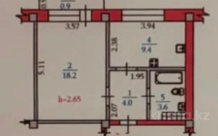 1-комнатная квартира · 36.1 м² · 8/8 этаж, Сейфуллина — Шевченко за 38 млн ₸ в Алматы, Алмалинский р-н — фото 2
