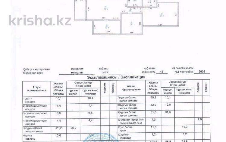 4-бөлмелі пәтер · 132 м², 17-й мкр 1 — Жк Дукат, бағасы: 52 млн ₸ в Актау — фото 2