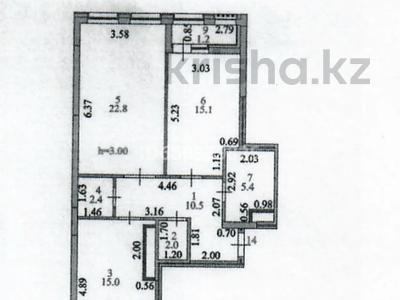 2-комнатная квартира, 78.4 м², 4/7 этаж, Мангилик-ел 52 — Ә. Кекілбайұлы за 40 млн 〒 в Астане, Есильский р-н