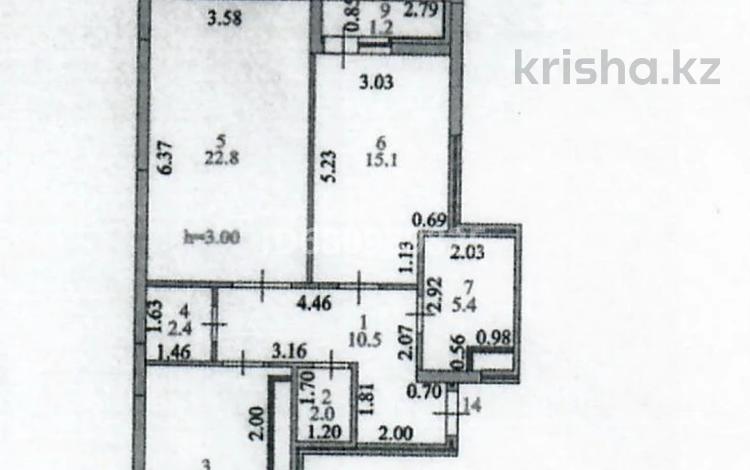 2-комнатная квартира, 78.4 м², 4/7 этаж, Мангилик-ел 52 — Ә. Кекілбайұлы за 39 млн 〒 в Астане, Есильский р-н — фото 2