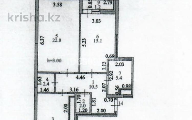 2-бөлмелі пәтер, 78.4 м², 4/7 қабат, Мангилик-ел 52 — Ә. Кекілбайұлы, бағасы: 39 млн 〒 в Астане, Есильский р-н — фото 2