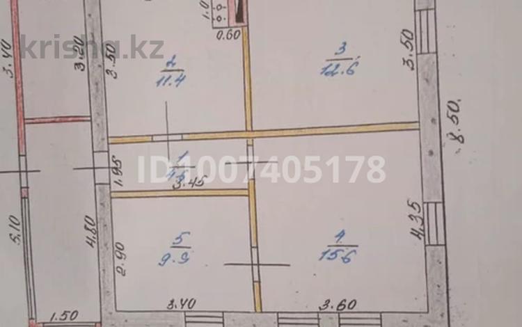 Отдельный дом · 3 комнаты · 54.1 м² · 7 сот., Достык за 17 млн ₸ в Текели — фото 2