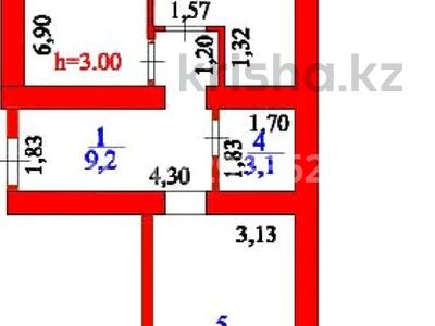 2-комнатная квартира · 67 м² · 6/12 этаж, Жумекен Нажимеденов 38 за 35 млн ₸ в Астане, Сарайшык р-н