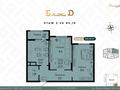 2-бөлмелі пәтер · 65.4 м² · 10/12 қабат, Кабанбай батыр 63, бағасы: ~ 45.8 млн ₸ в Астане, Нура р-н — фото 3
