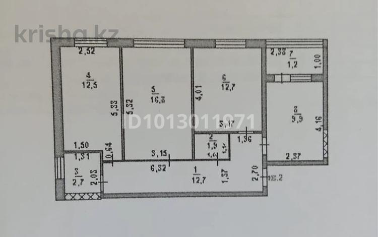 3-бөлмелі пәтер · 70 м² · 1/5 қабат, туран-2 49/12, бағасы: 32 млн ₸ в Шымкенте, Туран р-н — фото 2