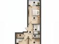 3-бөлмелі пәтер · 71.7 м² · 5/7 қабат, Естай, бағасы: 27.5 млн ₸ в  — фото 3