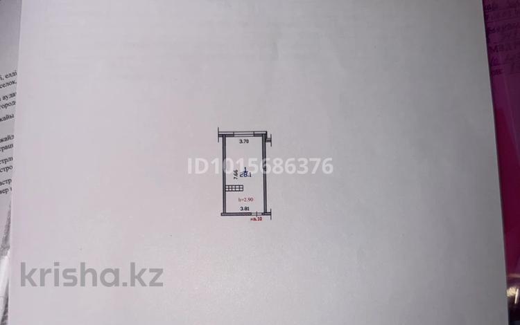 1-комнатная квартира · 28.1 м² · 2/7 этаж, мкр Кайрат, Сыбызгы 100 за 18 млн ₸ в Алматы, Турксибский р-н — фото 2