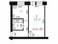2-комнатная квартира · 30.2 м² · 3/5 этаж, жаманкулова за 8 млн 〒 в Актобе — фото 6