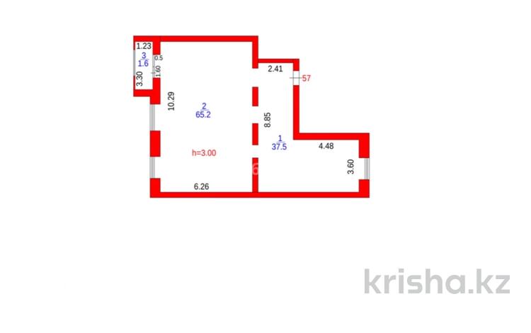 3-бөлмелі пәтер, 106 м², 6/6 қабат, 067 учетный квартал 502, бағасы: 37.5 млн 〒 в Караганде, Алихана Бокейханова р-н — фото 2